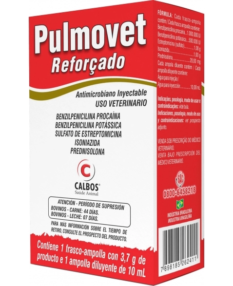 Calbos Pulmovet 3,7g Reforçado 10ml