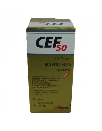 Agener CEF 50mg Injetável Ceftiofur 100ml