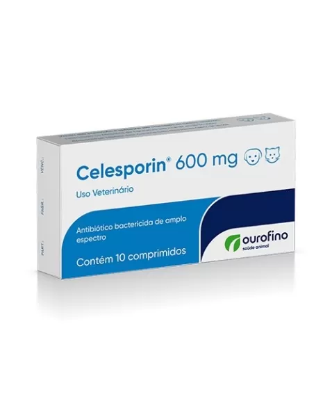 Ouro Fino Celesporin 600mg com 10 comprimidos