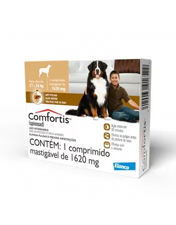 Comfortis 1620mg 27 a 54kg Cão