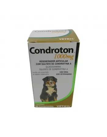 Vetnil Condroton 1000mg Pet com 60 comprimidos