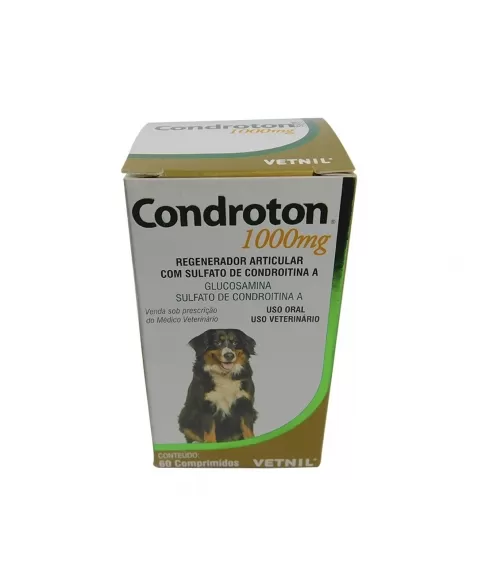 Vetnil Condroton 1000mg Pet com 60 comprimidos