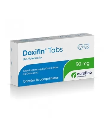 Ouro Fino Doxifin 50mg Tabs com 14 comprimidos