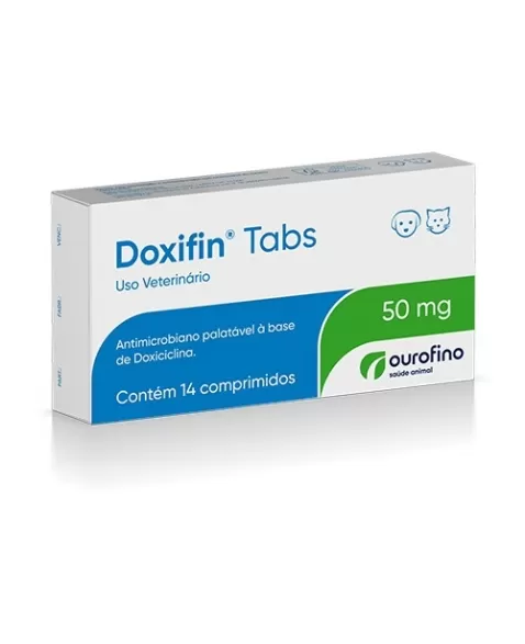 Ouro Fino Doxifin 50mg Tabs com 14 comprimidos