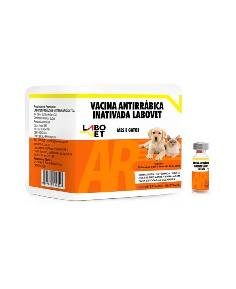 LB VAC. ANTIRABICA LABOVET 1 DOSE