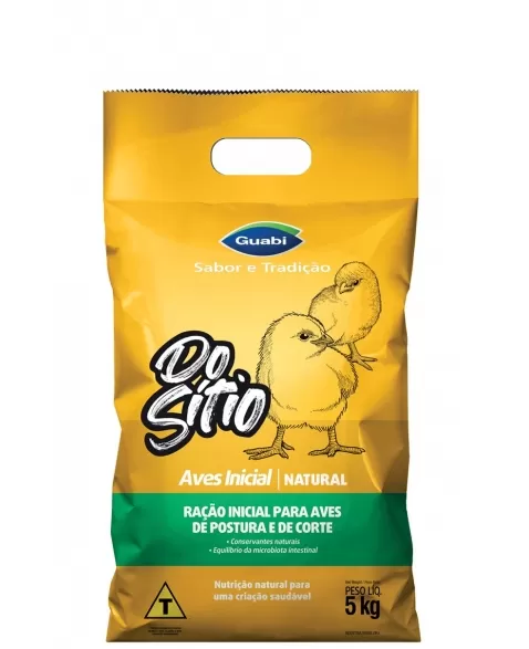 Guabi Do Sítio Aves Inicial 5kg