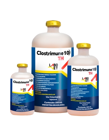 Vacina Clostrimune-10TH Labovet 20 Doses 100ml