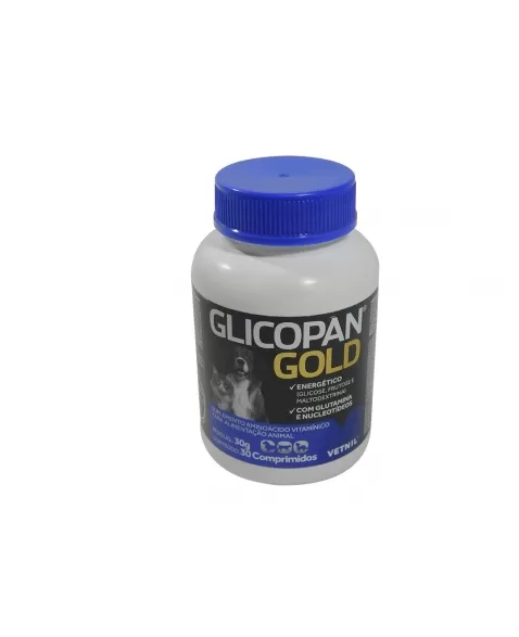 Vetnil Glicopan Gold com 30 comprimidos