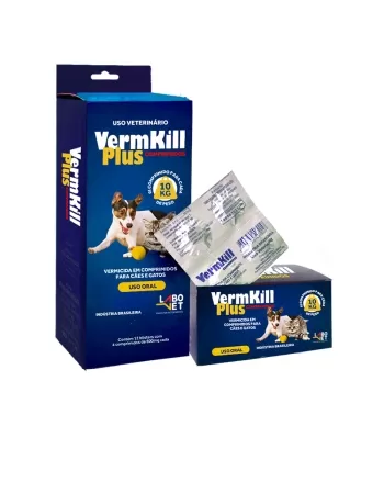 Vermkill Plus 4 comprimidos Labovet