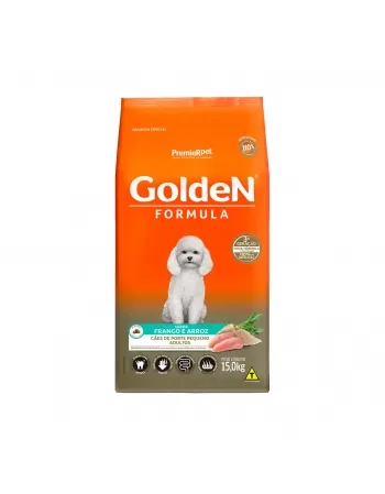 Golden Adulto Raças Pequenas Frango e Arroz 15kg