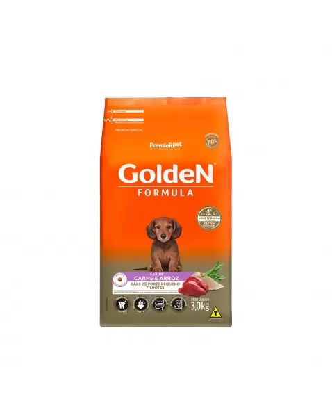 Golden Filhote Raças Pequenas Carne 3kg