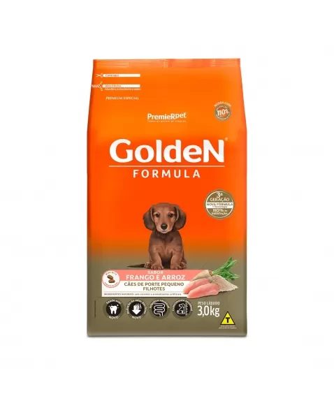 Golden Filhote Raças Pequenas Frango 3kg