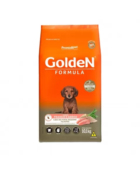 Golden Filhote Raças Pequenas Frango e Arroz 10,1kg