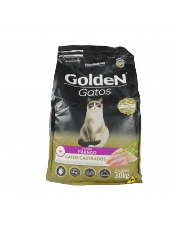 Golden Gato Adulto Castrado Frango 3kg