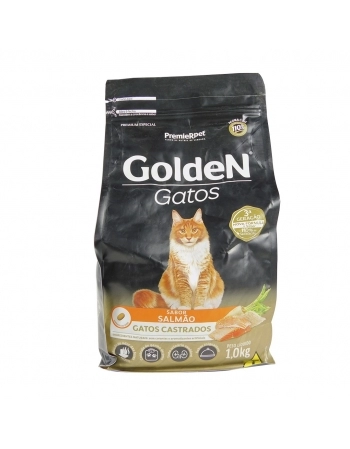 Golden Gato Adulto Castrado Salmão 1kg