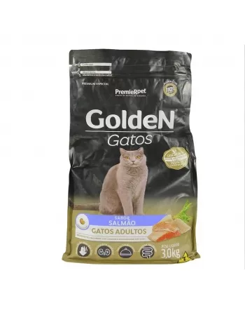 Golden Gato Adulto Salmão 3kg