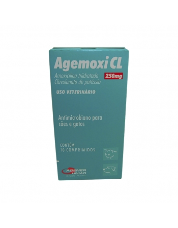 Agener Agemoxi 250mg com 10 comprimidos
