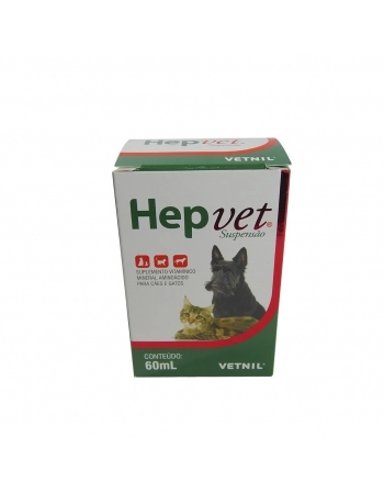 Vetnil Hepvet Cães Suspensão 60ml
