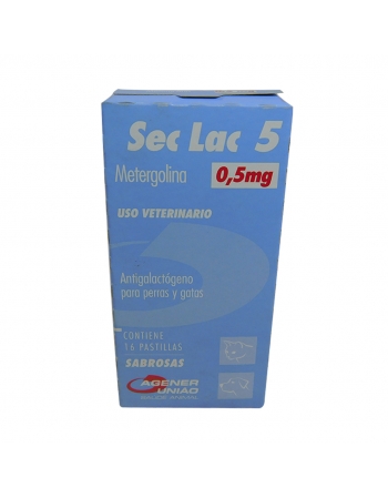Agener Sec Lac 5 0,5mg com 16 comprimidos