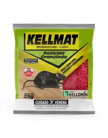 Kelldrin Kellmat Raticida Econômico 25g