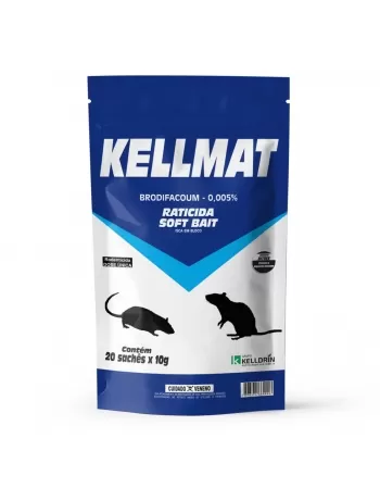 Kelldrin Kellmat Raticida Soft Bait 10g com 20un