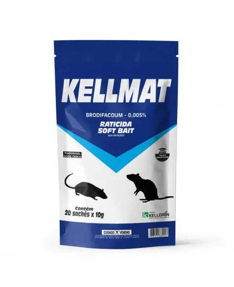 Kelldrin Kellmat Raticida Soft Bait 10g com 20un