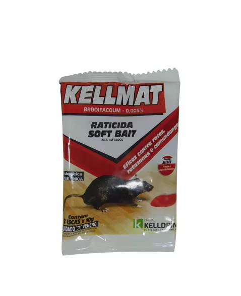 Kelldrin Kellmat Raticida Soft Bait 10g com 50un