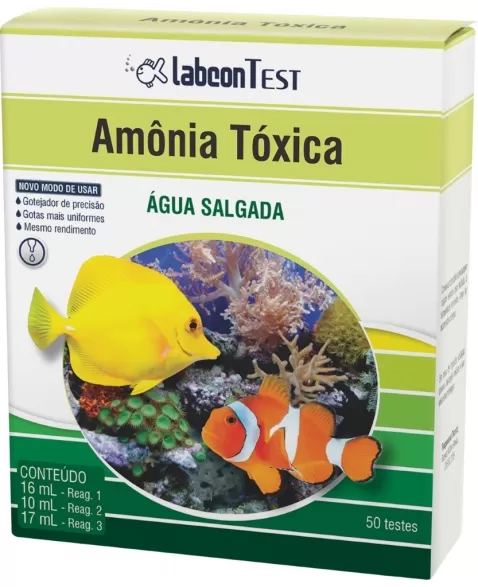 Labcon Test Amônia Tóxica Água Salgada