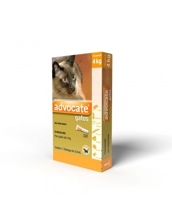 Bayer Advocate Gatos 0,4ml até 4kg