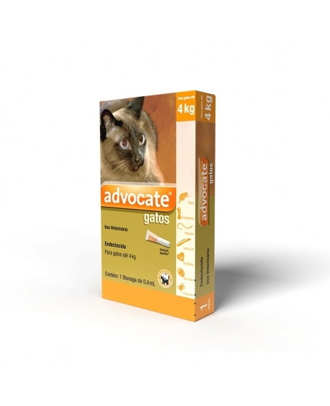 Bayer Advocate Gatos 0,4ml até 4kg