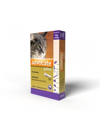 Bayer Advocate Gatos 0,8ml 4 a 8kg