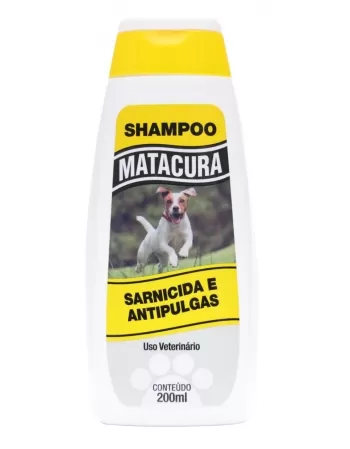 Shampoo Sarnicida e Anti Pulgas Matacura 200ml