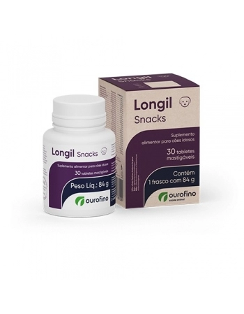 Ouro Fino Longil Snacks com 30 Tabletes