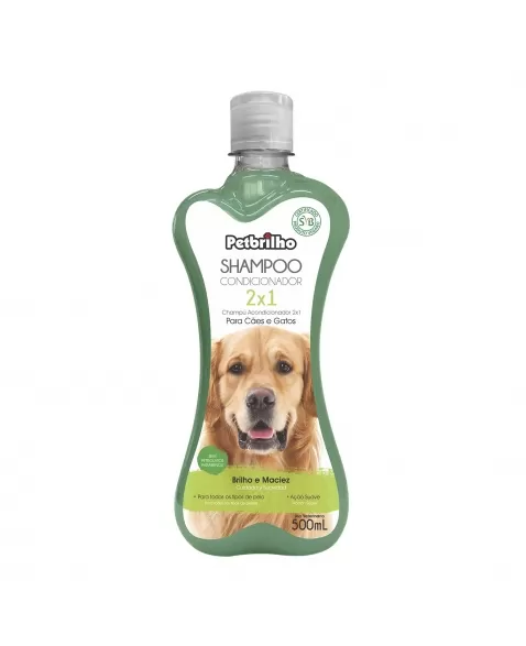 Petbrilho Shampoo e Condicionador 2 em 1 500ml