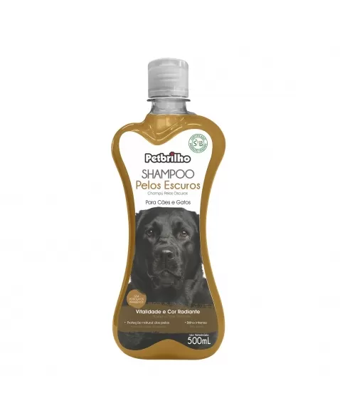 Petbrilho Shampoo Pelos Escuros 500ml