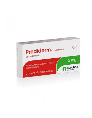 Ouro Fino Prediderm 5mg com 10 Comprimidos