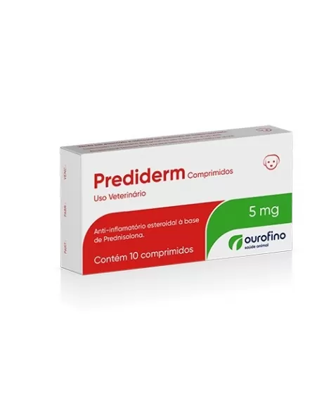 Ouro Fino Prediderm 5mg com 10 Comprimidos