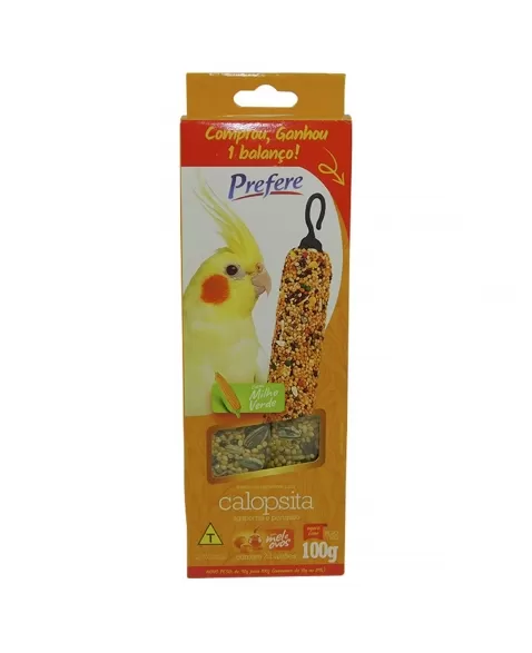 Prefere Bastão Calopsita Milho Verde 100g