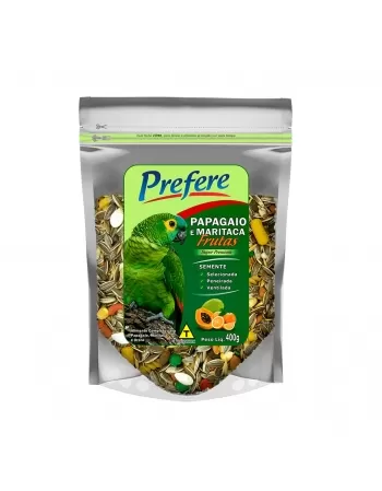 Prefere Mistura para Papagaios com Frutas 400g