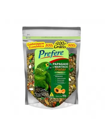 Prefere Mistura para Papagaios com Frutas 900g