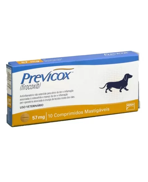 Previcox Dog 57mg com 10 comprimidos