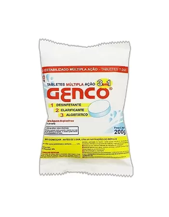 Genco Genclor T-200 3 em 1 Múltipla Ação 200g