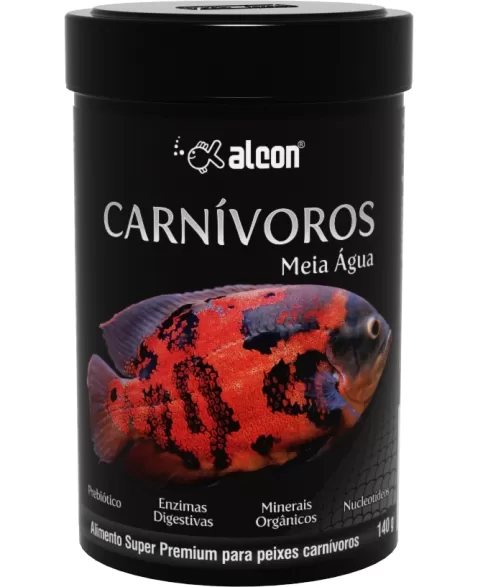 ALCON CARNIVOROS MEIA AGUA 140G