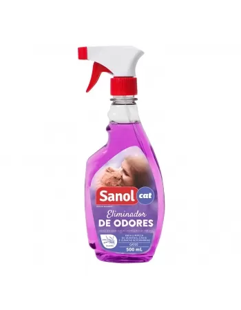 Sanol Eliminador de Odores Gatos Spray 500ml