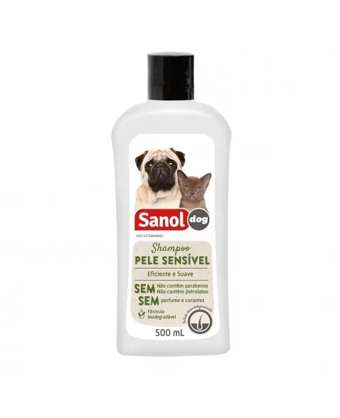 Sanol Shampoo Pele Sensível 500ml