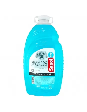 Sanol Shampoo Pelos Claros 5L