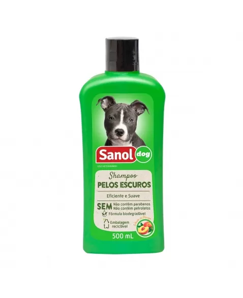 Sanol Shampoo Pelos Escuros 500ml