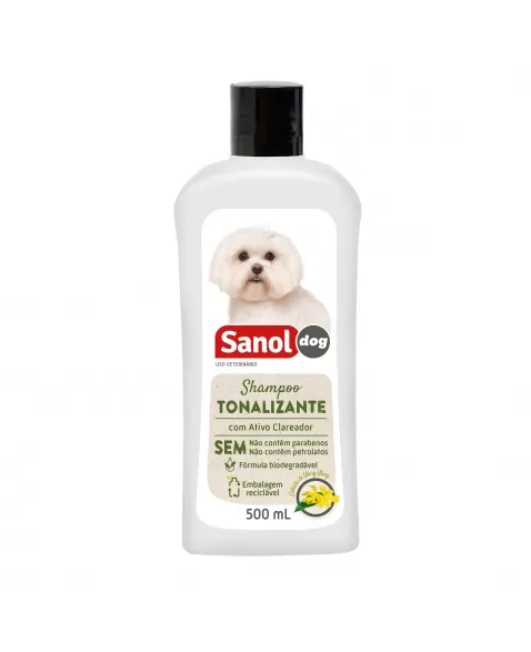 Sanol Shampoo Tonalizante Pelos Claros 500ml