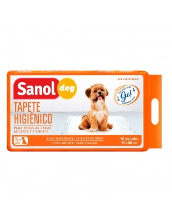 Sanol Tapete Higiênico 60x80cm com 30un