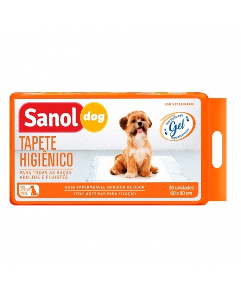 Sanol Tapete Higiênico 60x80cm com 30un